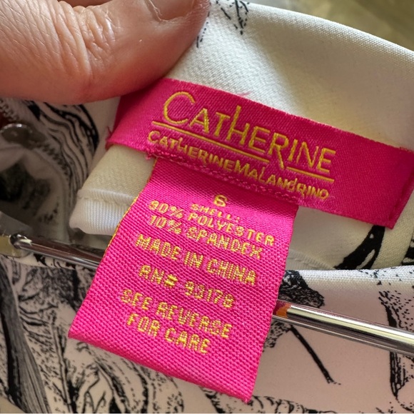 Catherine Malandrino Bird Tropical Print Pencil Skirt Size 6 - Picture 7 of 7